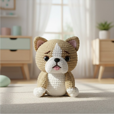 Kit Chien Boubou Amigurumi Crochet Debutant