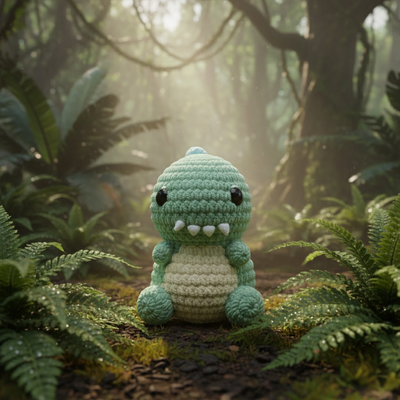 Kit Dinosaure Dino Amigurumi Crochet