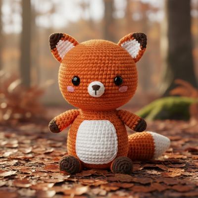 Kit Renard Foxy Amigurumi Crochet Debutant