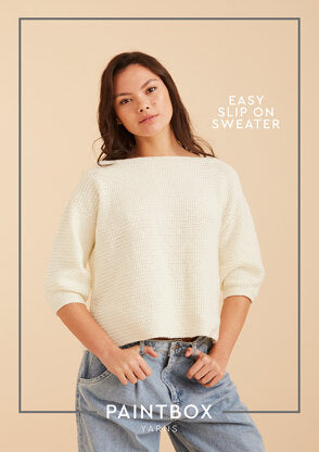 Patron Crochet Pull Easy Slip On Gratuit